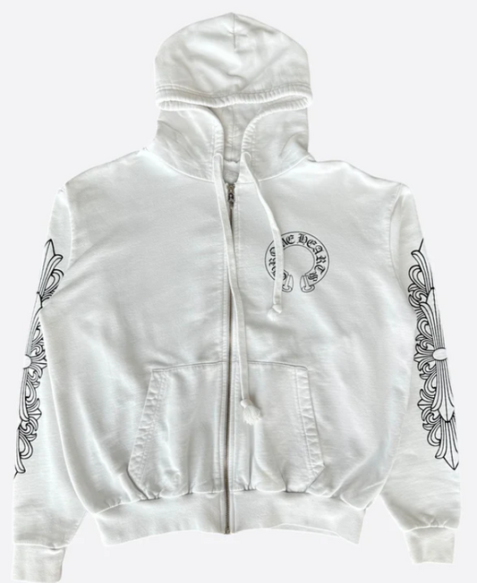 Chrome hearts zip up hoodie